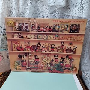 VTG SEALED GOLDEN 550-PIECE PUZZLE THE DISNEY CHARACTER TREASURY 15 1/2" x 18"